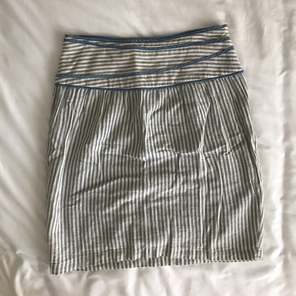 Anthropologie Stripe Skirt